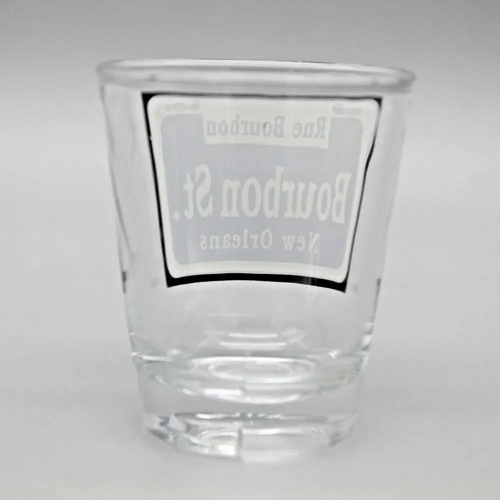 Vintage Bourbon St New Orleans Shot Glass Rue Bourbon Barware Taiwan